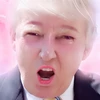 Hình ảnh Tổng thống đắc cử Mỹ Donald Trump trở nên khác lạ qua ứng dụng Meitu.