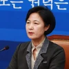 Chủ tịch đảng Dân chủ, nghị sỹ Choo Mi-ae. (Nguồn: Yonhap)