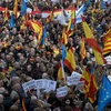Một cuộc biểu tình của những người ủng hộ đòi độc lập ở Catalonia. (Nguồn: AFP)