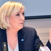 Bà Marine Le Pen tại cuộc họp báo ở N'Djamena ngày 22/3. (Nguồn: AFP/TTXVN)