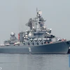 Tàu chiến Varyag thuộc hạm đội Thái Bình Dương của Nga. (Nguồn: THX)