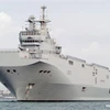 Tàu đổ bộ chở trực thăng lớp Mistral của Pháp. (Nguồn: Military-Today.com)