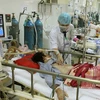Chăm sóc người bệnh tại Bệnh viện Đa khoa Bắc Giang. (Ảnh: Dương Ngọc/TTXVN)