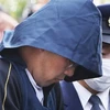 Nghi phạm Shibuya Yasumasa tại Cơ quan cảnh sát Abiko ngày 15/4. (Nguồn: The Japan News/TTXVN)