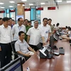 Trung tâm Hành chính công tỉnh Bắc Ninh chính thức đi vào hoạt động phục vụ người dân và doanh nghiệp. (Ảnh: Thái Hùng/TTXVN)