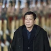 Tổng thống Philippines Rodrigo Duterte trong chuyến thăm Nga. (Nguồn: AP)