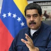 Tổng thống Venezuela Nicolás Maduro (trái) phát biểu tại cuộc họp Hội đồng Bộ trưởng ở Caracas ngày 16/5. (Nguồn: EPA/TTXVN)