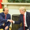Hình ảnh Tổng thống Hoa Kỳ Trump đón Thủ tướng Nguyễn Xuân Phúc