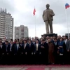 Tượng đài Chủ tịch Hồ Chí Minh tại thành phố Ulyanovsk. (Ảnh: Dương Trí/Vietnam+)