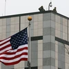 Đại sứ quán Mỹ tại thủ đô Kiev. (Nguồn: EPA)
