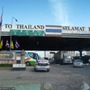 Một khu vực cửa khẩu biên giới Thái Lan-Malaysia. (Nguồn: placesandfoods.com)