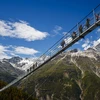 Cầu châu Âu (Europabrücke), cây cầu ở độ cao tới 85m nằm phía trên hẻm núi Grabengufer gần thị trấn Zermatt. (Nguồn: EPA)
