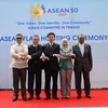 Đại sứ và đại diện Đại sứ quán 5 nước thành viên Ủy ban ASEAN tại Prague (ACP). (Nguồn: CQTT tại Séc)