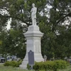 Khu vực tượng đài liên quan đến thời nội chiến Mỹ ở Houston, Texas. (Nguồn: AP)