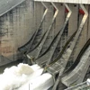 Cửa xả lũ Nhà máy Thủy điện Hòa Bình xả 3 cửa xả đáy hồi tháng 7. (Ảnh: Vũ Hà/TTXVN)