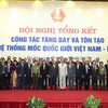 Thủ tướng Nguyễn Xuân Phúc và các đại biểu. (Ảnh: Thống Nhất/TTXVN)