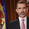 Nhà vua Felipe VI phát biểu trên truyền hình quốc gia. (Nguồn: politica.elpais.com)