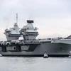 Tàu sân bay mới nhất của lực lượng Hải quân Anh - HMS Queen Elizabeth. (Nguồn: Getty Images)