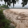Nước lũ dâng cao, chảy xiết tại khu vực suối Thia (Yên Bái). (Nguồn: yenbai.gov.vn)