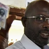 Quả bóng Vàng châu Âu 1995 George Weah vừa đắc cử chức Tổng thống Liberia. (Nguồn: AFP)