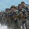 Lính thủy đánh bộ Mỹ tham gia cuộc tập trận Hổ mang Vàng năm 2013. (Nguồn: AFP/TTXVN)