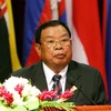 Chủ tịch nước Cộng hòa Dân chủ Nhân dân Lào Bounnhang Vorachith. (Nguồn: AFP)