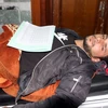 Nạn nhân trong trận động đất được điều trị tại một bệnh viện ở Sulaimaniyah, Iraq ngày 12/11. (Nguồn: AFP/TTXVN)
