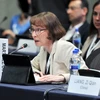 Quyền trợ lý Ngoại trưởng Mỹ Judith Garber phát biểu tại COP 23. (Nguồn: Wral.com/ TTXVN)