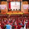 Toàn cảnh khai mạc phiên thứ nhất Đại hội Đại biểu toàn quốc Đoàn Thanh niên Cộng sản Hồ Chí Minh lần thứ XI, nhiệm kỳ 2017-2022. (Nguồn: TTXVN)