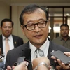 Ông Sam Rainsy , cựu Chủ tịch đảng Cứu nguy Dân tộc (CNRP) đối lập. (Nguồn: AFP/TTXVN)