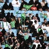 Các cổ động viên nữ Saudi Arabia trên sân vận động. (Nguồn: AFP)