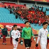 Đội U23 Việt Nam ra quân trong trận bán kết gặp U23 Qatar. (Nguồn: THX/TTXVN)