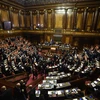 Toàn cảnh phiên họp của Quốc hội Italy ở Rome ngày 23/3. (Nguồn: THX/TTXVN)