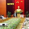 Phó Thủ tướng thường trực Chính phủ Trương Hòa Bình phát biểu tại buổi làm việc. (Ảnh: Trung Kiên/TTXVN)