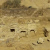 Dấu tích đền thờ theo phong cách kiến trúc Hy Lạp-La Mã cổ đại tại Ốc đảo Siwa. (Nguồn: archaeology.org)