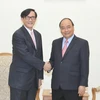 Thủ tướng Nguyễn Xuân Phúc tiếp ông Manopchai Vongphakdi, Đại sứ Thái Lan tại Việt Nam. (Ảnh: Thống Nhất/TTXVN)