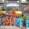 Lễ Giỗ tổ Hùng Vương năm 2017 ở Thành phố Hồ Chí Minh. (Ảnh: An Hiếu/TTXVN)