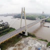 Cầu Bính, bắc qua sông Cấm nối liền hai tỉnh Hải Phòng-Quảng Ninh. Ảnh minh họa. (Ảnh: Lâm Khánh/TTXVN)