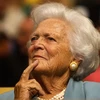 Cựu đệ nhất phu nhân Mỹ Barbara Bush. (Nguồn: Getty)