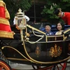 Hình ảnh Hoàng gia Anh dùng xe ngựa đón Đại sứ Việt Nam