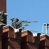 Xem đội lính bắn tỉa và an ninh hùng hậu bảo vệ lễ duyệt binh ở Nga