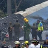 Hiện trường vụ rơi máy bay của hãng Damojh gần La Habana. (Nguồn: AFP)