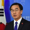 Bộ trưởng Bộ Thống nhất Hàn Quốc Cho Myoung-gyon. (Nguồn: AFP)