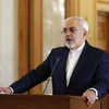 Ngoại trưởng Iran Mohammad Javad Zarif trong cuộc họp báo tại Tehran. (Nguồn: AFP/ TTXVN)