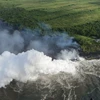 Dung nham phun trào từ núi lửa Kilauea gần Pahoa, Hawaii, Mỹ ngày 20/5. (Nguồn: EPA/TTXVN)