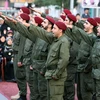 Các thành viên Hezbollah trong một cuộc diễu binh tại Beirut năm 2009. (Ảnh: AFP/Getty Images)