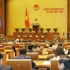 Quốc hội thông qua toàn văn Nghị quyết về chất vấn và trả lời chất vấn tại kỳ họp thứ năm, Quốc hội khóa XIV. (Ảnh: Phương Hoa/TTXVN)