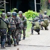 Quân đội Philippines đụng độ với phiến quân Hồi giáo ở Marawi, tháng 5/2017. (Nguồn: AP)