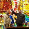 Tổng thống Ấn Độ Ram Nath Kovind và Chủ tịch Cuba Miguel Díaz-Canel. (Nguồn: ninews.in)