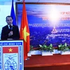 Ông Vincent Floreani, Tổng lãnh sự Cộng hòa Pháp tại Thành phố Hồ Chí Minh phát biểu tại buổi lễ. (Ảnh: Xuân Khu/TTXVN)